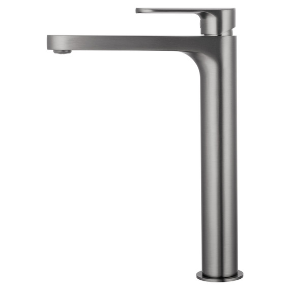 Смеситель для раковины высокий Wonzon & Woghand WW-H1034-BGG, тёмный графит - фото 2