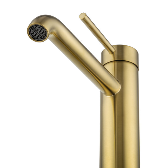 Смеситель для раковины высокий Wonzon & Woghand Stick WW-88239017-BG, золото - фото 3