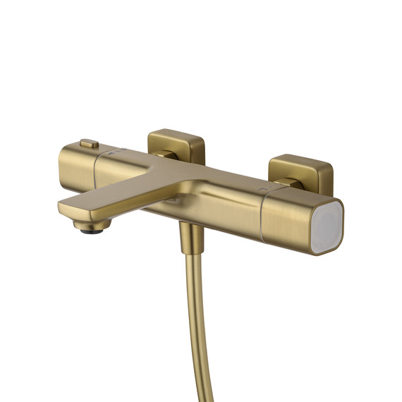 Смесители для ванны с термостатом Wonzon & Woghand Solid WW-C2011-A-BG, золото - фото 4