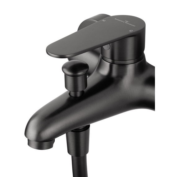 Смесители для ванны Wonzon & Woghand Alfa WW-AE3201-BGG, тёмный графит - фото 5