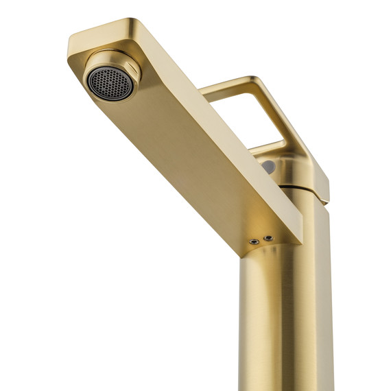 Смеситель для раковины высокий Wonzon & Woghand Frame WW-88239010-BG, золото - фото 3