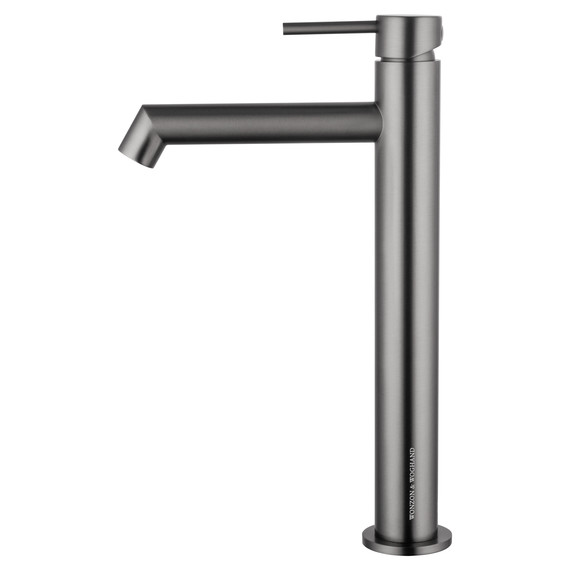 Смеситель для раковины высокий Wonzon & Woghand WW-H1064-BGG, тёмный графит - фото 2