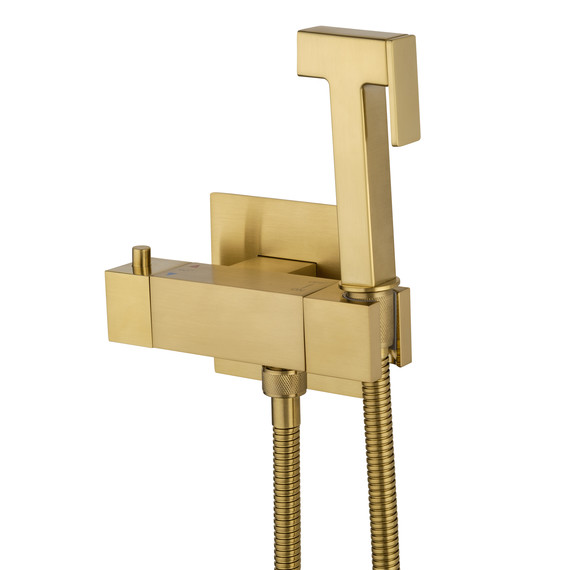 набор для гигиенического душа с термостатом Wonzon & Woghand WW-88819903-BG (со скрытой частью) золото - фото 3