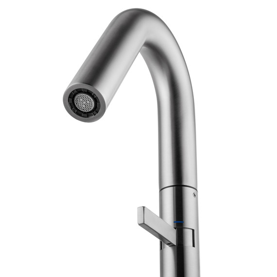 Смеситель для раковины высокий Wonzon & Woghand WW-6068-BS, никель - фото 3