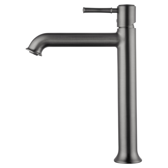 Смеситель для раковины высокий Wonzon & Woghand Tor WW-88019073-BGM, тёмный графит - фото 2