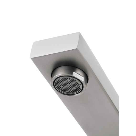 Смеситель для раковины настенный Wonzon & Woghand WW-105-BS (со скрытой частью) никель - фото 3