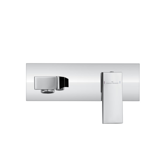 Смеситель для раковины настенный Wonzon & Woghand Cube WW-88869016-CR (со скрытой частью) - фото 2