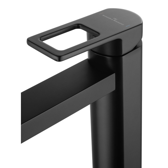 Смеситель для раковины высокий Wonzon & Woghand Frame WW-88239010-MB, чёрный - фото 4