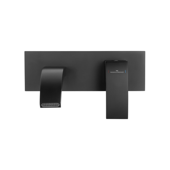 Смеситель для раковины настенный Wonzon & Woghand Fit WW-88869009-MB (со скрытой частью) чёрный - фото 2