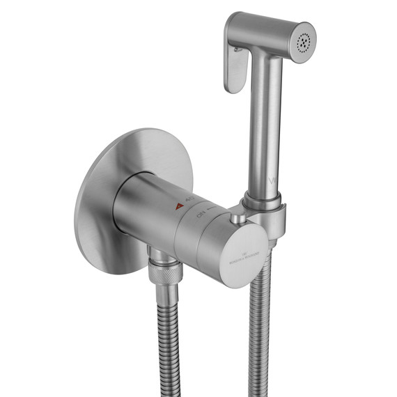 набор для гигиенического душа с термостатом Wonzon & Woghand WW-88829909-BN (со скрытой частью) никель - фото 4