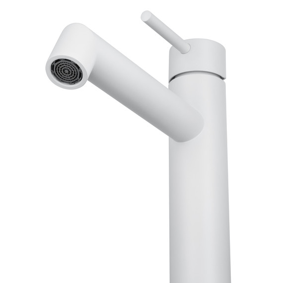 Смеситель для раковины высокий Wonzon & Woghand WW-H1064-MW, белый - фото 3