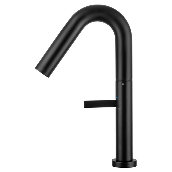 Смеситель для раковины высокий Wonzon & Woghand WW-6068-MB, чёрный - фото 2