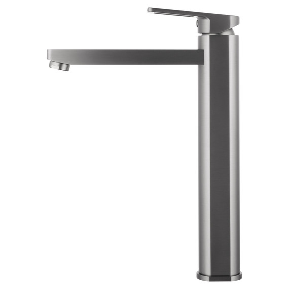 Смеситель для раковины высокий Wonzon & Woghand Frame WW-88239010-BGM, тёмный графит - фото 2