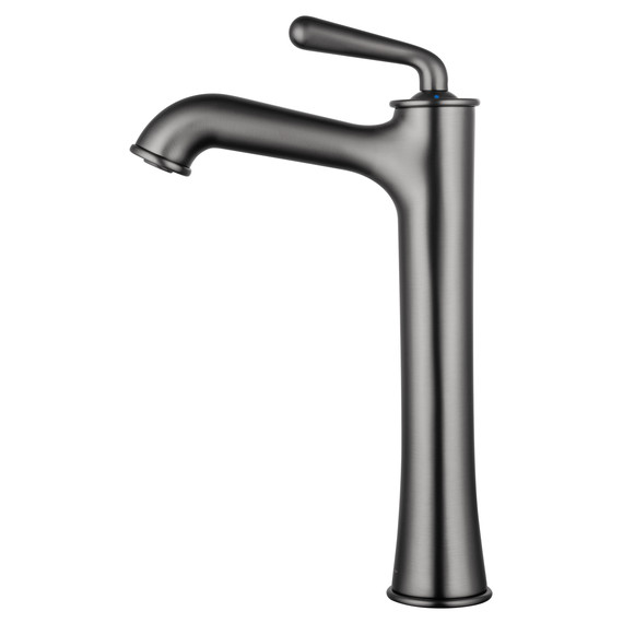 Смеситель для раковины высокий Wonzon & Woghand Steam WW-88239008-BGM, тёмный графит - фото 2