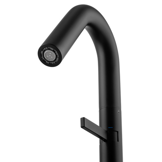 Смеситель для раковины высокий Wonzon & Woghand WW-6068-MB, чёрный - фото 3