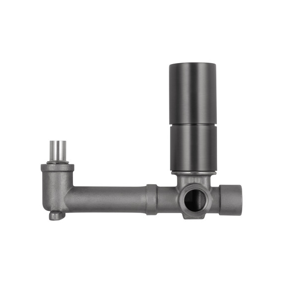 Смеситель для раковины настенный Wonzon & Woghand WW-105-BGG (со скрытой частью) тёмный графит - фото 3