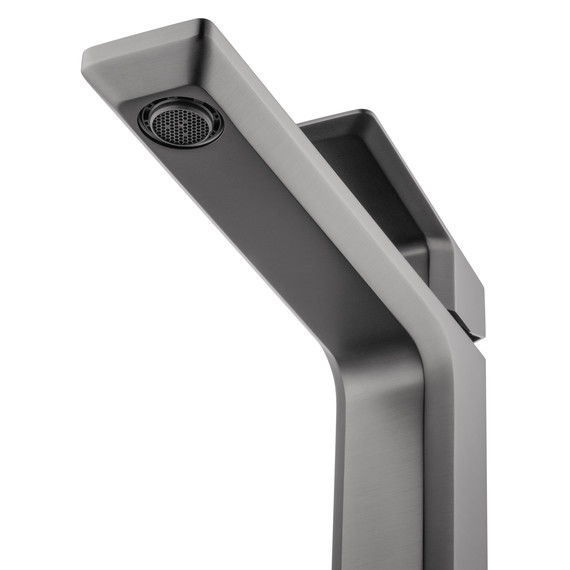 Смеситель для раковины высокий Wonzon & Woghand Diamond WW-88239011-BGM, тёмный графит - фото 3