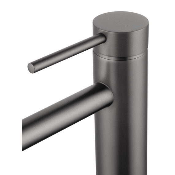 Смеситель для раковины высокий Wonzon & Woghand Stick WW-88239017-BGM, тёмный графит - фото 4