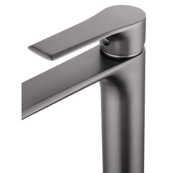 Смеситель для раковины высокий Wonzon & Woghand Brilliant WW-88019079-BGM, тёмный графит - фото 4