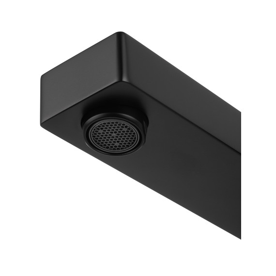 Смеситель для раковины настенный Wonzon & Woghand Cube WW-88869016-MB (со скрытой частью) чёрный - фото 3