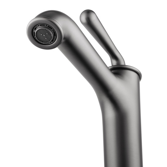 Смеситель для раковины высокий Wonzon & Woghand Steam WW-88239008-BGM, тёмный графит - фото 3