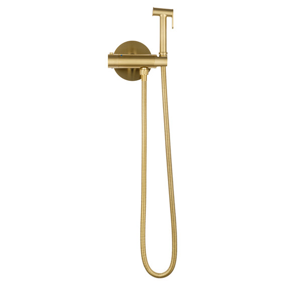 набор для гигиенического душа с термостатом Wonzon & Woghand WW-88819902-BG (со скрытой частью) золото - фото 3