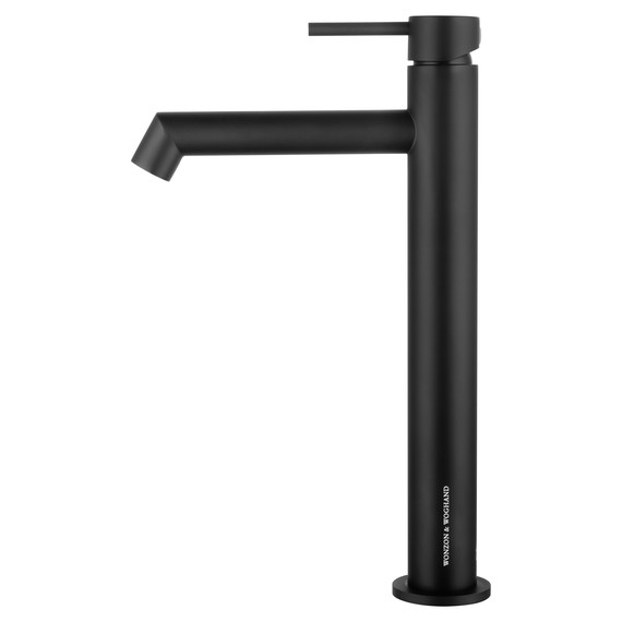 Смеситель для раковины высокий Wonzon & Woghand WW-H1064-MB, чёрный - фото 2