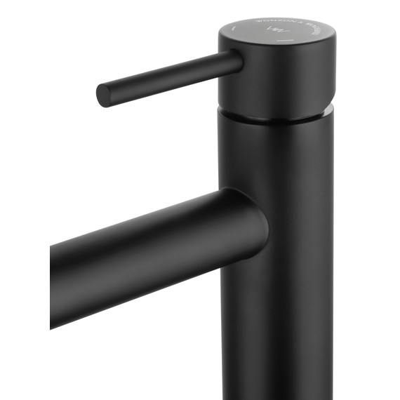 Смеситель для раковины высокий Wonzon & Woghand WW-H1064-MB, чёрный - фото 4