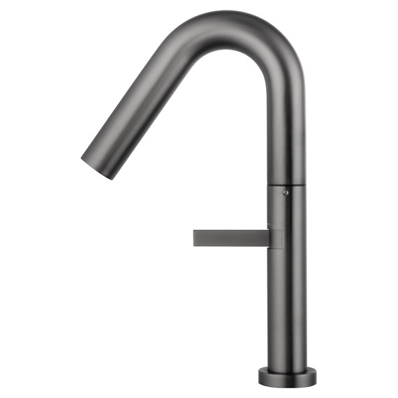 Смеситель для раковины высокий Wonzon & Woghand WW-6068-BGG, тёмный графит - фото 2