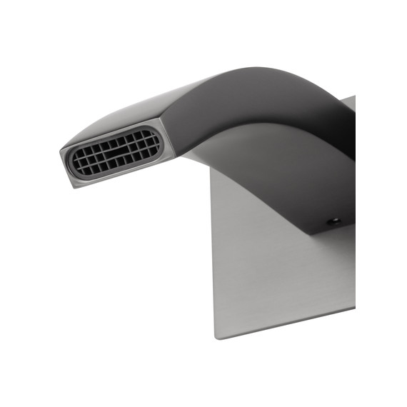 Смеситель для раковины настенный Wonzon & Woghand Fit WW-88869009-BGM (со скрытой частью) тёмный графит - фото 3