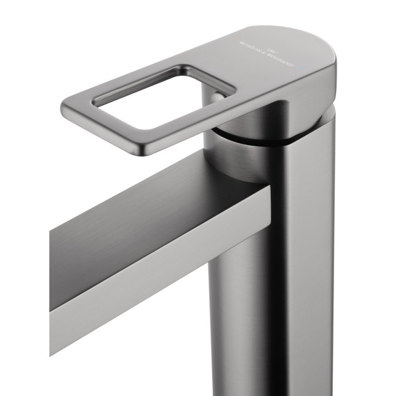 Смеситель для раковины высокий Wonzon & Woghand Frame WW-88239010-BGM, тёмный графит - фото 4