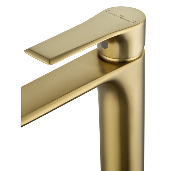 Смеситель для раковины высокий Wonzon & Woghand Brilliant WW-88019079-BG, золото - фото 4