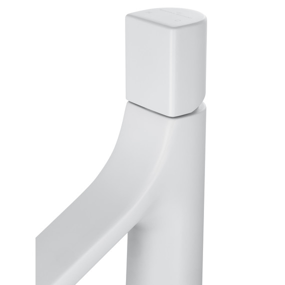 Смеситель для раковины высокий Wonzon & Woghand The one WW-H1011-MW, белый - фото 4