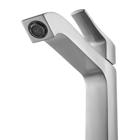 Смеситель для раковины высокий Wonzon & Woghand Flex WW-88019072-BN, никель - фото 3