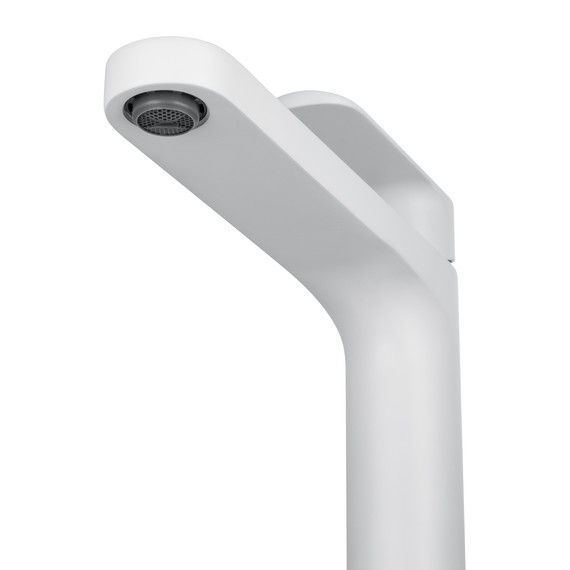 Смеситель для раковины высокий Wonzon & Woghand WW-H1034-MW, белый - фото 3