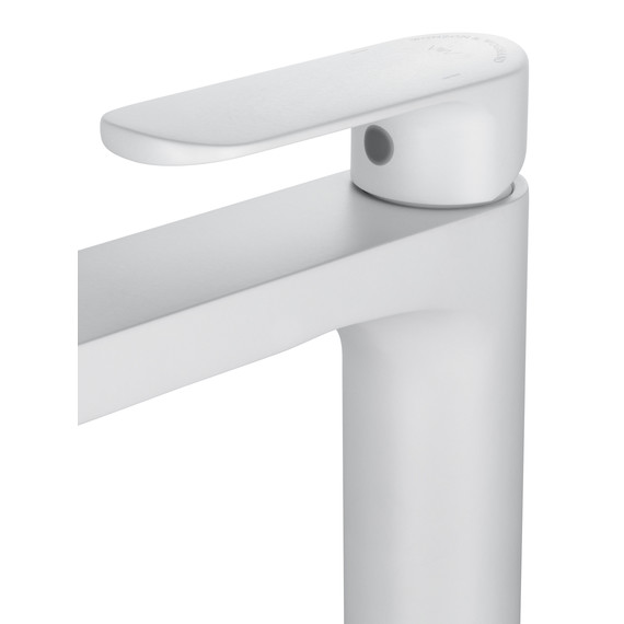 Смеситель для раковины высокий Wonzon & Woghand WW-H1034-MW, белый - фото 4