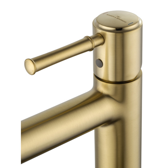 Смеситель для раковины высокий Wonzon & Woghand Tor WW-88019073-BG, золото - фото 4