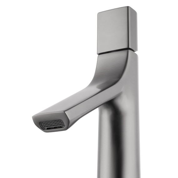 Смеситель для раковины высокий Wonzon & Woghand The one WW-H1011-BGG, тёмный графит - фото 3