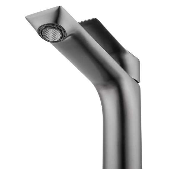 Смеситель для раковины высокий Wonzon & Woghand Brilliant WW-88019079-BGM, тёмный графит - фото 3