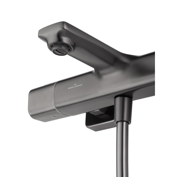 Смесители для ванны с термостатом Wonzon & Woghand Solid WW-C2011-A-BGG, тёмный графит - фото 3