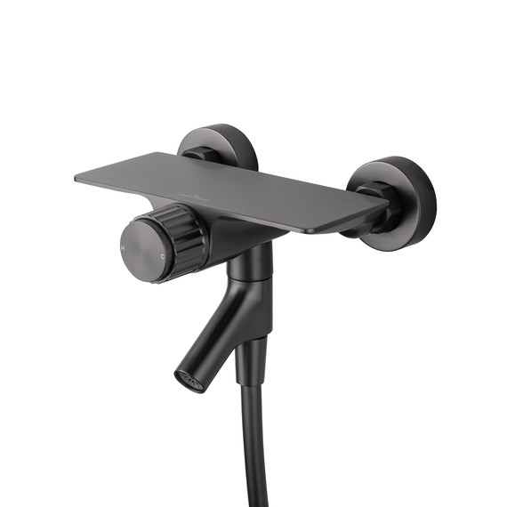 Смесители для ванны Wonzon & Woghand Click WW-FE05L222-BGG, тёмный графит - фото 5