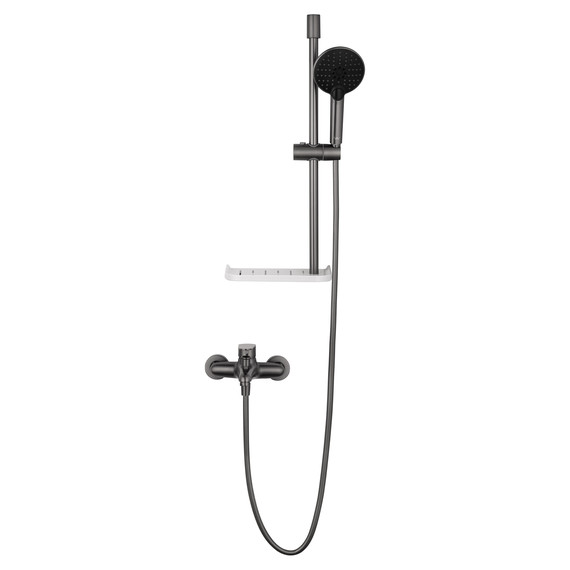 Смесители для ванны Wonzon & Woghand Alfa WW-AE3201-BGG, тёмный графит - фото 2