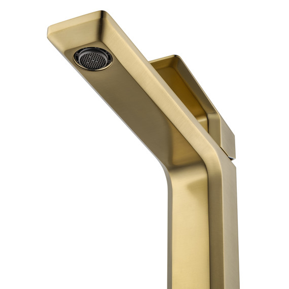 Смеситель для раковины высокий Wonzon & Woghand Diamond WW-88239011-BG, золото - фото 3