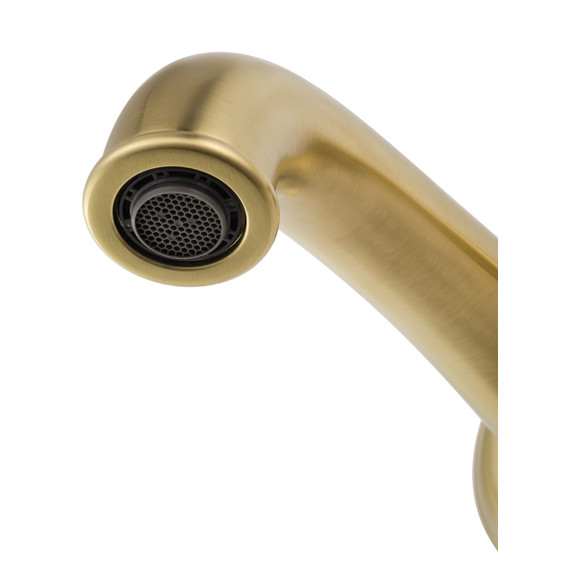 Смеситель для раковины настенный Wonzon & Woghand Steam WW-88869008-BG (со скрытой частью) золото - фото 3