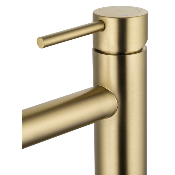 Смеситель для раковины высокий Wonzon & Woghand WW-H1064-BG, золото - фото 4