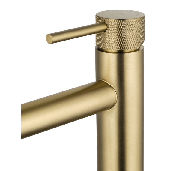 Смеситель для раковины высокий Wonzon & Woghand WW-H1062-BG, золото - фото 4
