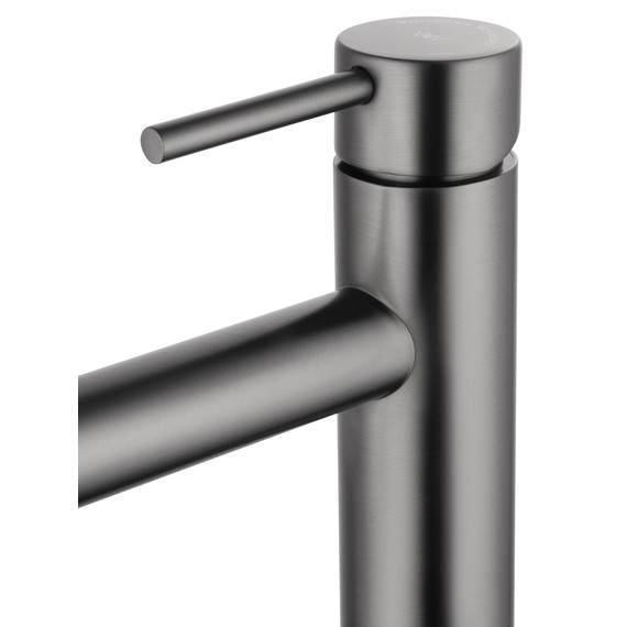 Смеситель для раковины высокий Wonzon & Woghand WW-H1064-BGG, тёмный графит - фото 4