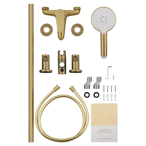Смесители для ванны Wonzon & Woghand Alfa WW-AE3205-BG, золото - фото 7