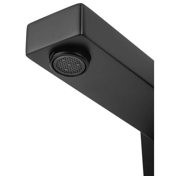 Смеситель для раковины настенный Wonzon & Woghand Frame WW-88869010-MB (со скрытой частью) чёрный - фото 3