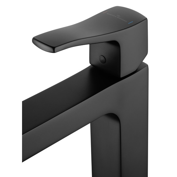 Смеситель для раковины высокий Wonzon & Woghand Flex WW-88019072-MB, чёрный - фото 4